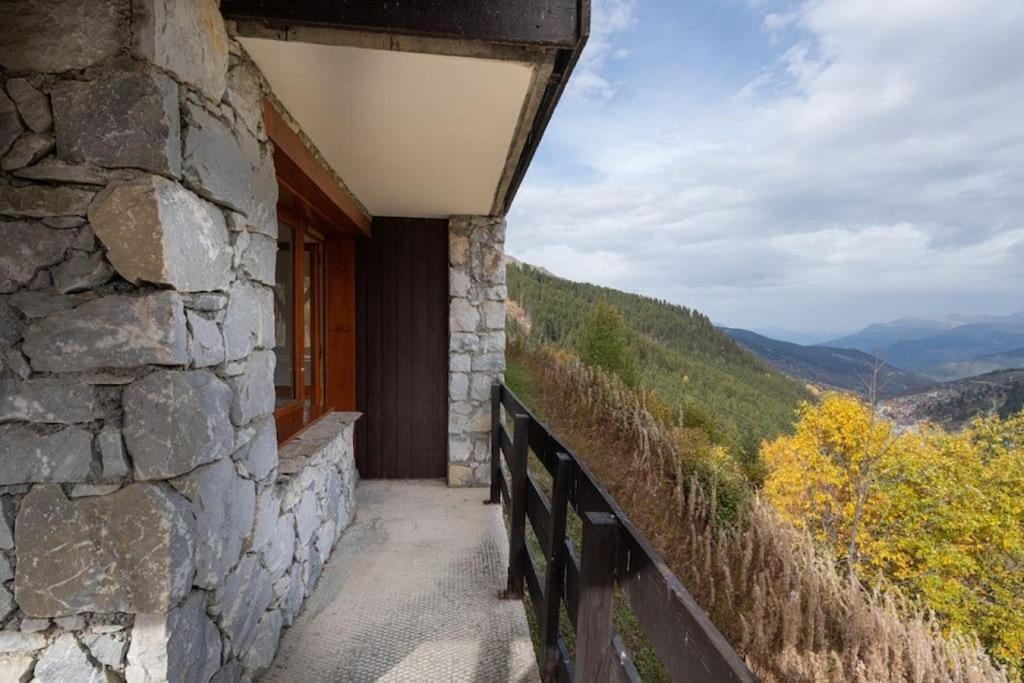 L'Arc-En-Ciel - Appartement Sur Les Hauteurs Du Mottaret Avec Acces Aux Pistes Les Allues Exterior photo