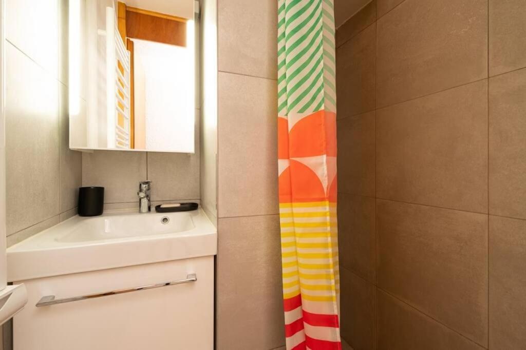 L'Arc-En-Ciel - Appartement Sur Les Hauteurs Du Mottaret Avec Acces Aux Pistes Les Allues Exterior photo