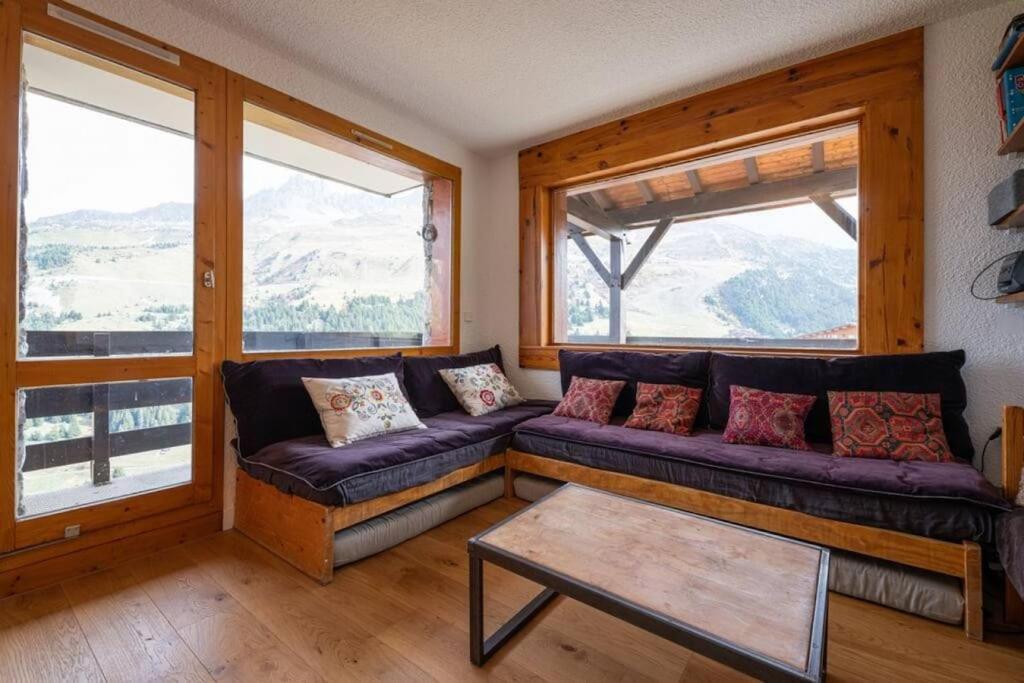 L'Arc-En-Ciel - Appartement Sur Les Hauteurs Du Mottaret Avec Acces Aux Pistes Les Allues Exterior photo
